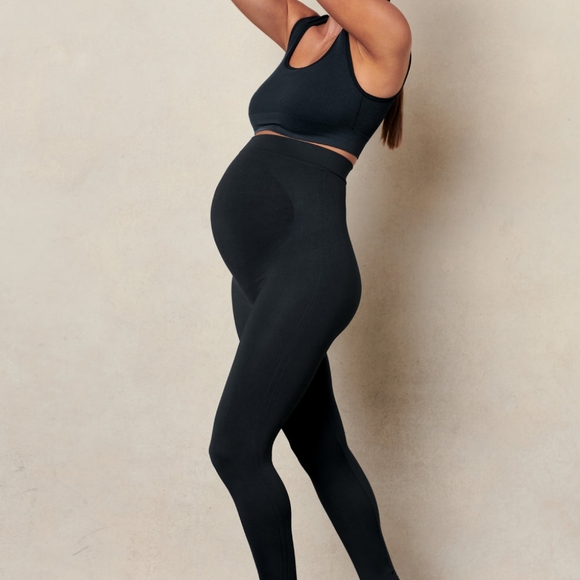 BLANQI Pants - BLANQI® Everyday™ Maternity Belly Support Leggings - Black / Medium